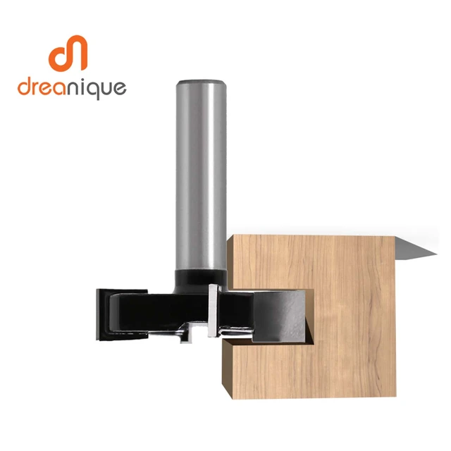 Dreanique – Mèche De Raboteuse À Bois À 2 Cannelures, 38.1mm 45mm