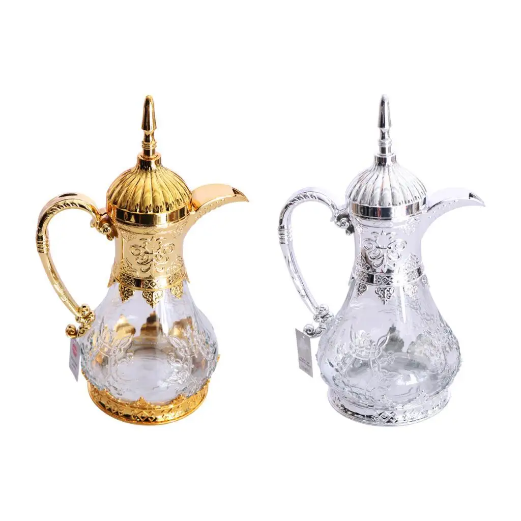Arabic Coffee Pot 1600ml Versatile Glass Coffee Carafe Practical Arabic Teapot for Travel Gatherings Eid Mubarak Festival Juice Arabic Coffee Pot 1600ml Versatile Glass Coffee Carafe Practical Arabic Teapot for Travel Gatherings Eid Mubarak Festival Juice