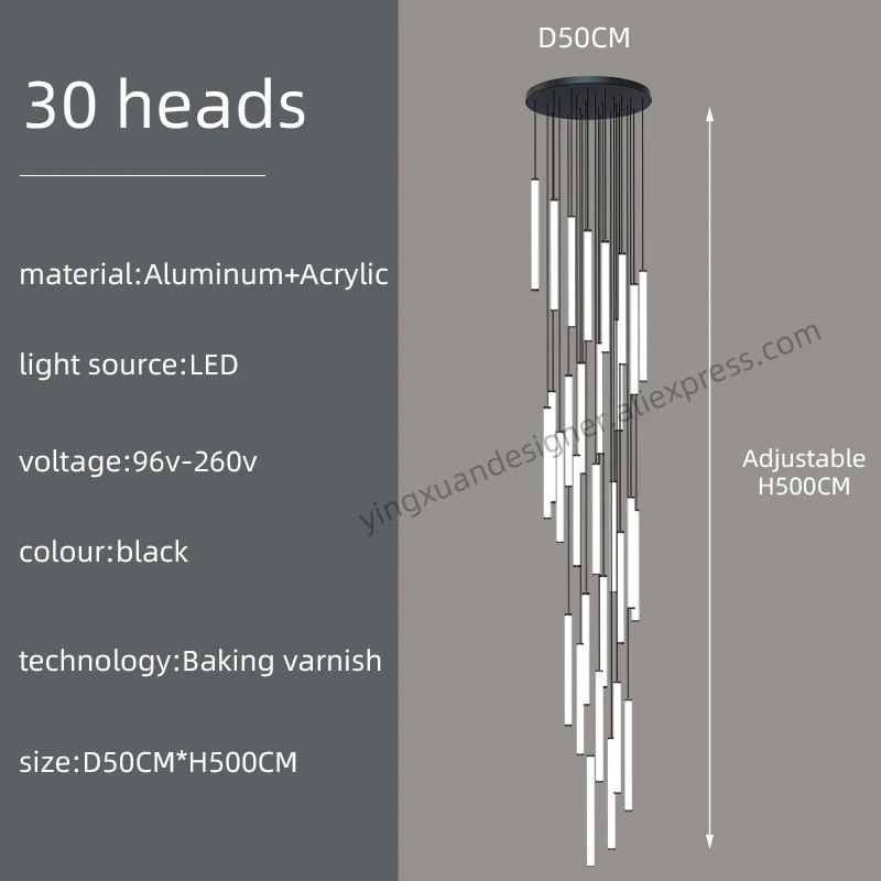 30 heads