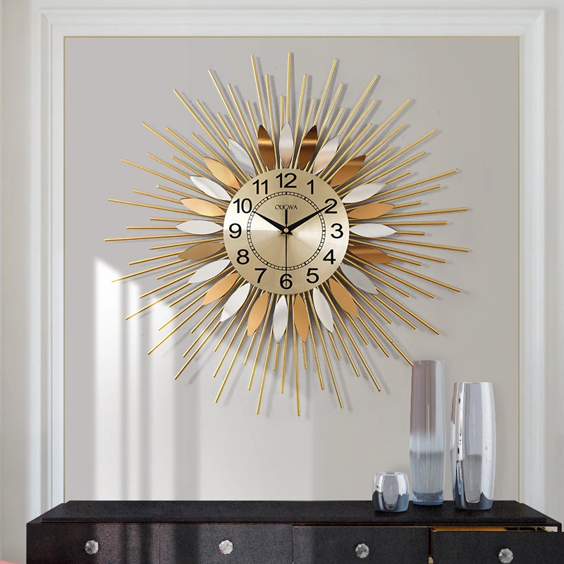 

Nordic Hands Wall Clock Living Room Antique Digital Clock Wall Alarm Clocks For Bedrooms Relogio Large Decorative Wall Clock