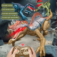 Dinosaur Toys Remote Control RC Electric Walking Jurassic Dinosaur Simulation Velociraptor Toy With LED Light Roaring for Kids 1