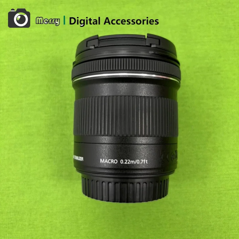95% 새 상품 EF-S 10-18mm f/4.5-5.6 IS STM 렌즈 초광각 줌 광학 안정화 장치 STM (캐논 EOS 80D 90D 200D 용)