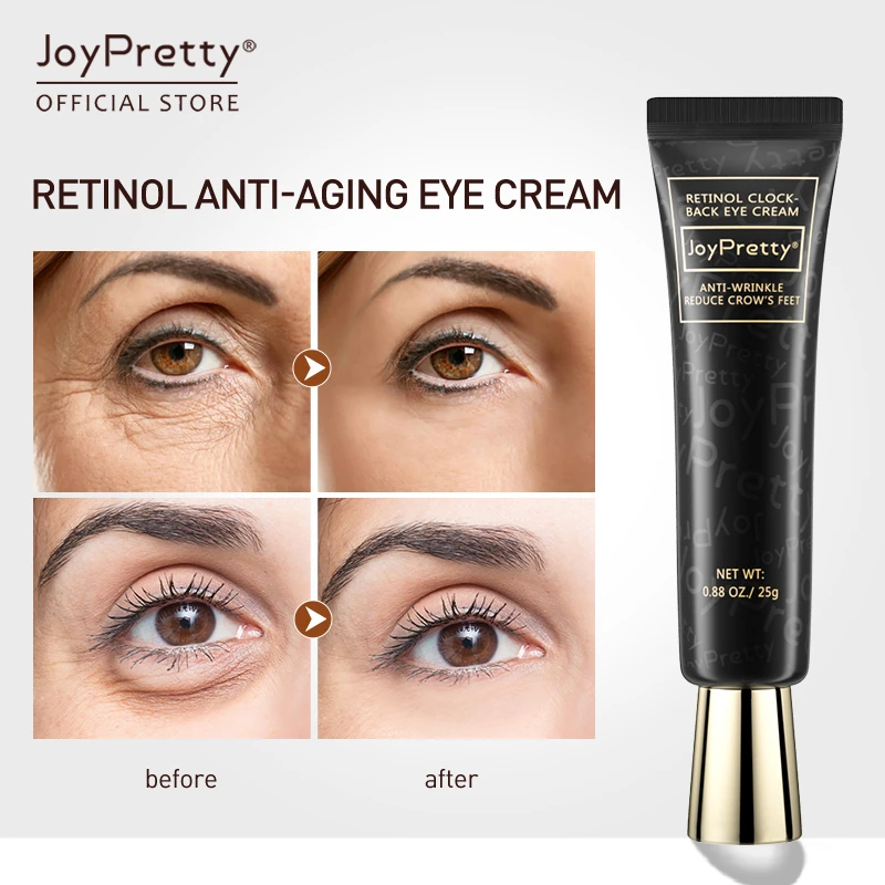 Joypretty Retinol Anti Wrinkle Eye Cream Remove Eye Bags Puffiness Dark
