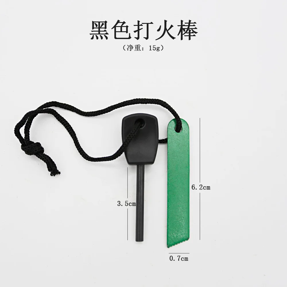 Ferro Rod Fire Starter-Waterproof Magnesium Fire Steel for Camping, Survival, Outdoor. Includes Scraper, Reliable Ignition