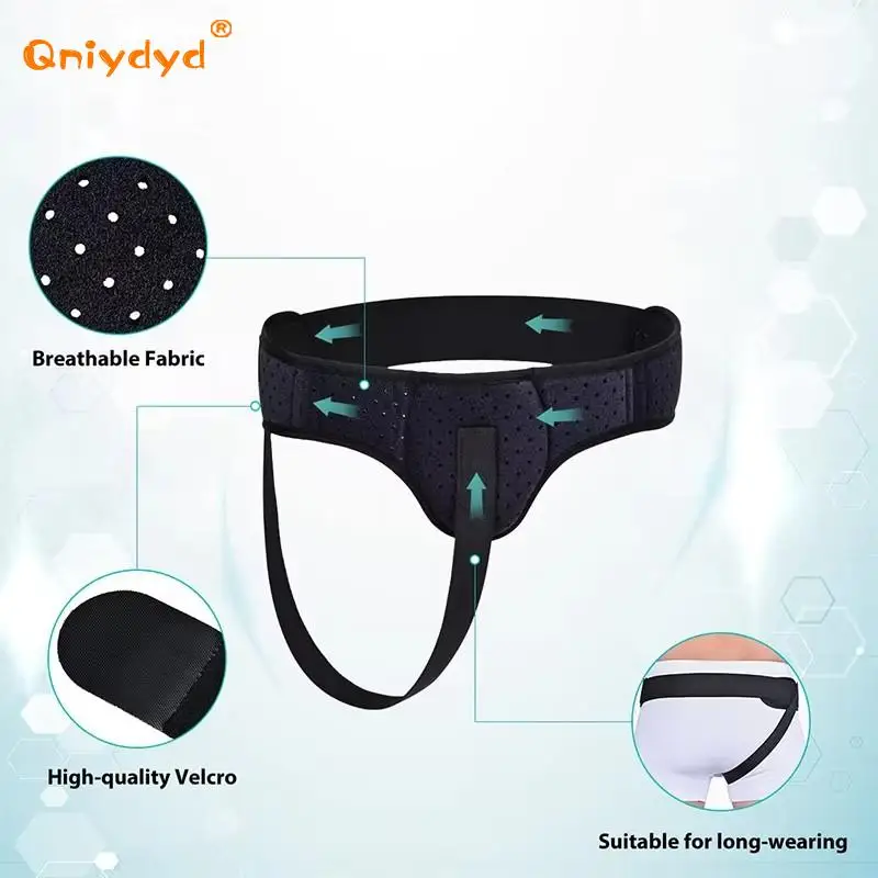 Inguinal Hernia Belt Truss Sports Hernia Support Brace with Removable Compression Pad for Pain Relief And Recovery 2