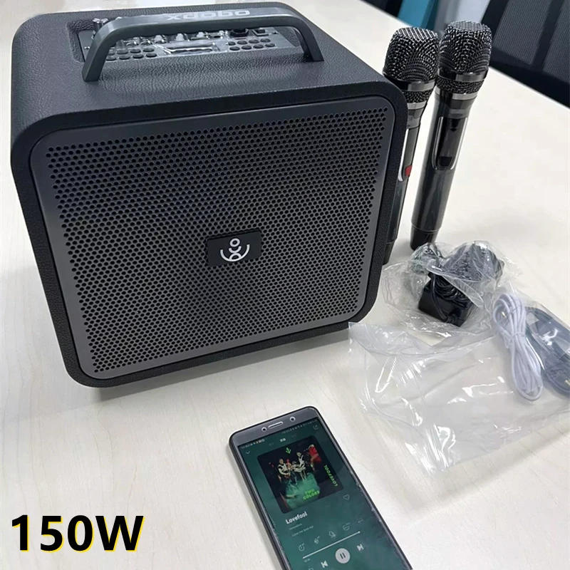 XdoboThunder1978150WAudioSuperBassStereoDJBluetoothSpeakerPortableWirelessKaraoke