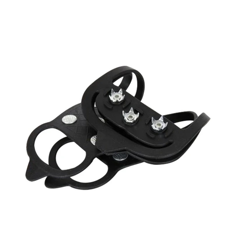 8 Teeth Climbing Crampons for Outdoor Winter Walk Ice Fishing Snow Shoes Antiskid Manganese Steel Shoe Covers