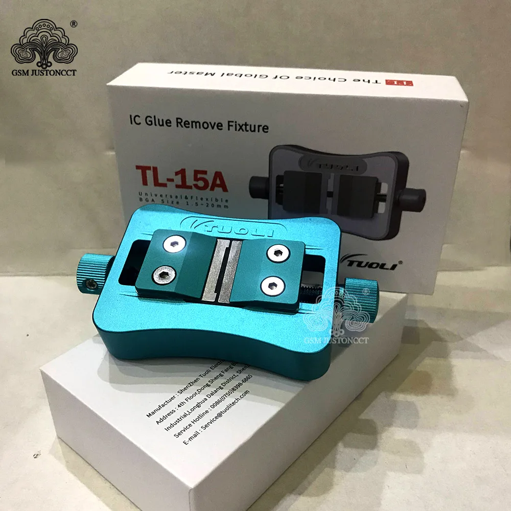Tuoli TL-15A 범용 IC 접착제 제거 고정 장치(전화 IC CPU 수리 홀더용)