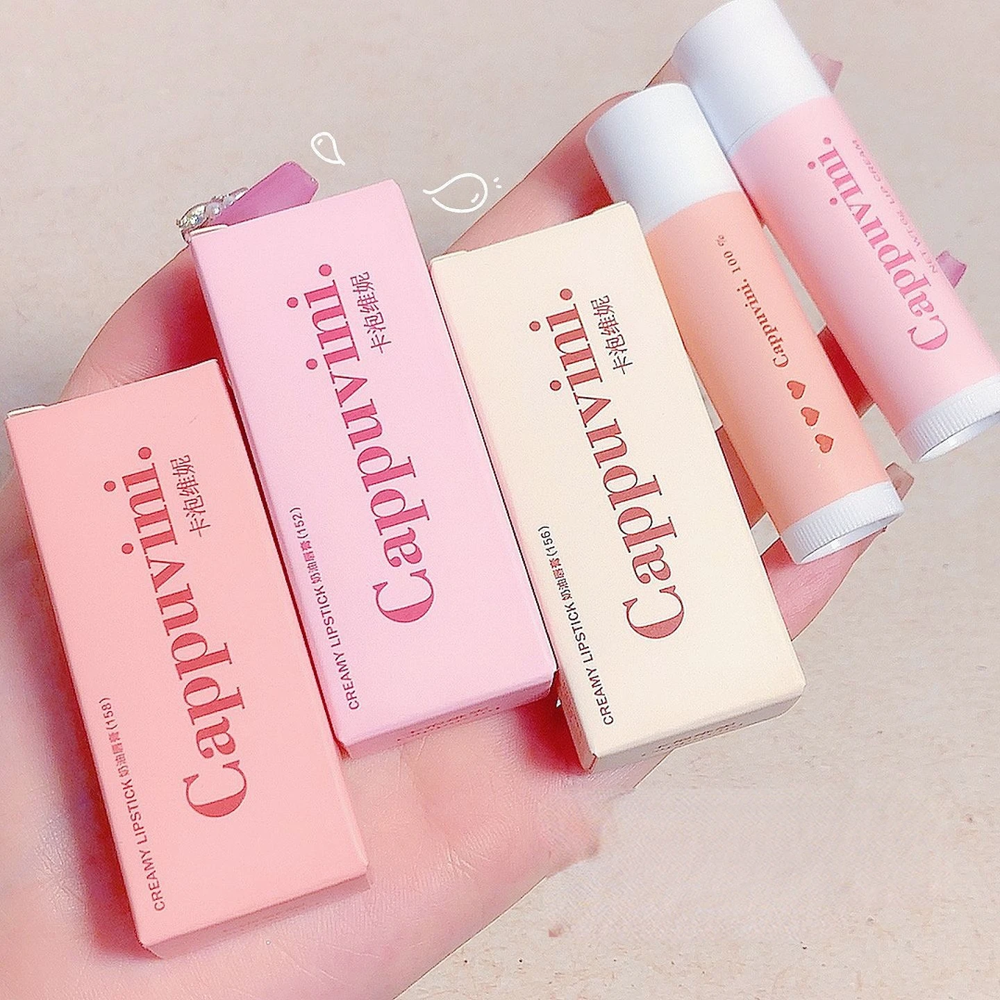 

Coloured Lip Balm Lip Gloss Moisturizing Anti-cracking Non-Stick Cup Lasting Lipstick Women Makeup Cosmetic