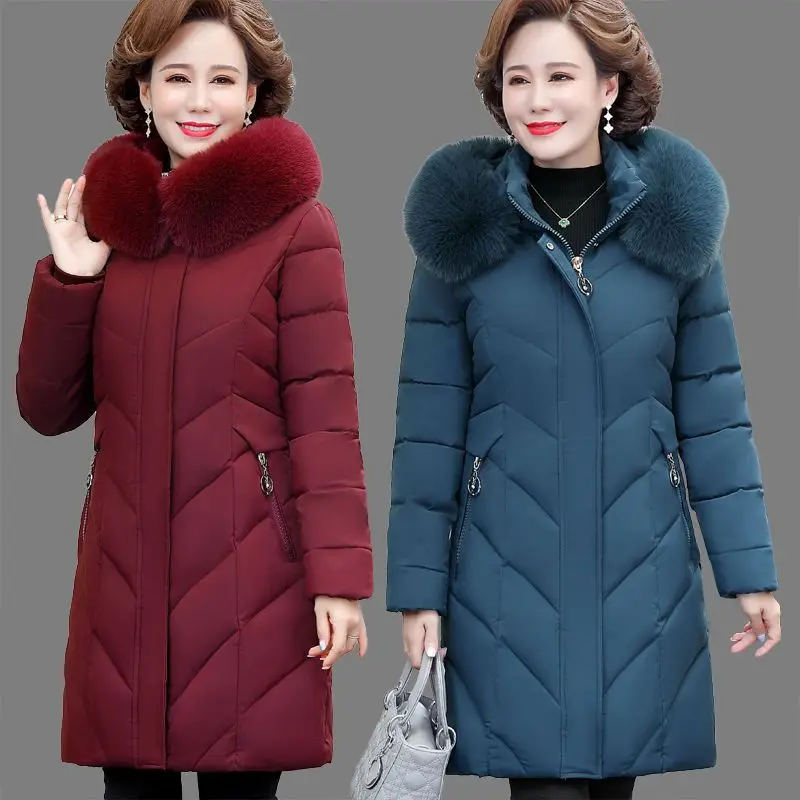 

New Women's Short Jacket Winter Parkas Thickening Hooded Cotton Padded Coats Female Clothes Slim Parka Outerwear T289