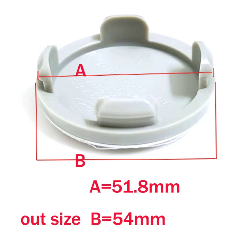 54mm Wheel Center Cap Rim Cover Refit For MK1 MK2 Car Styling Accessories Parts 4Pcs/Set wheel center caps