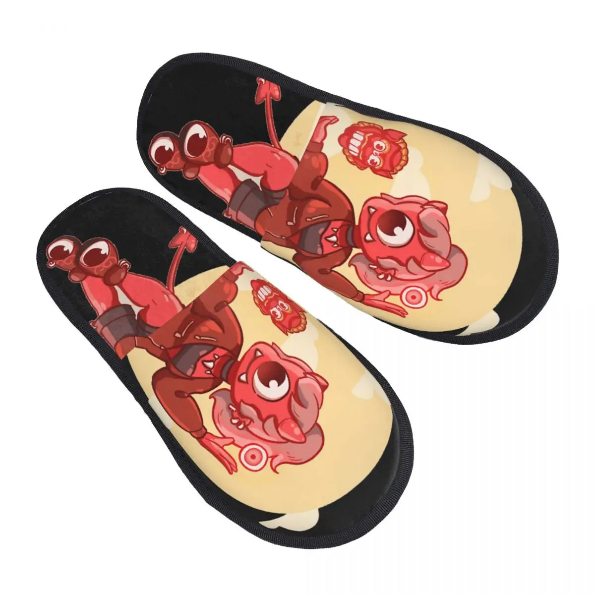 

Классические меховые тапочки Yokai бежевого цвета, домашняя обувь с мягкой графической памятью, винтажные противоскользящие удобные с юмором