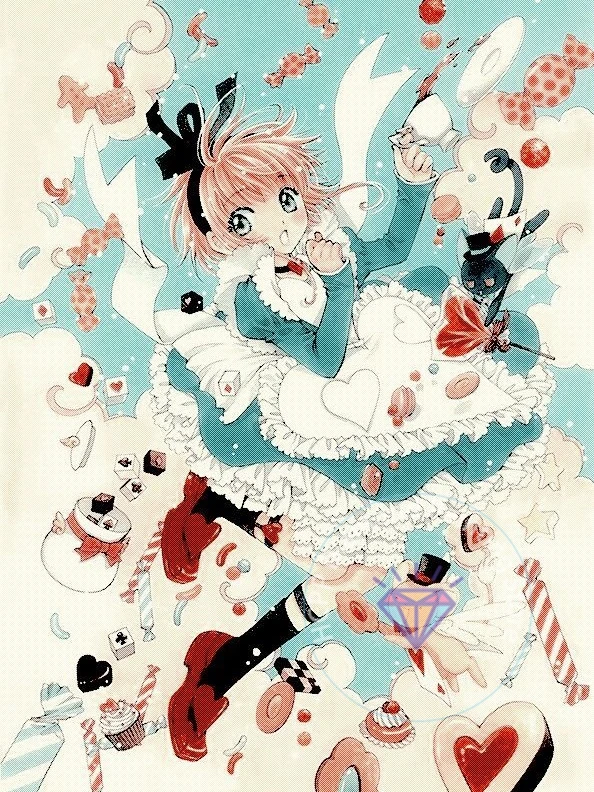 MINISO Large 5D DIY Cardcaptor Sakura Diamond Painting Kit