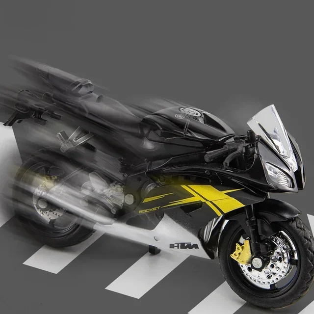 1:18 Scale Yamaha R6 Alloy Scooter Sport Bike Figurines Diecasts Kids Toy Motorcycle Racing Model Replicas Collect Gift for Boys 6 1:18 Scale Yamaha R6 Alloy Scooter Sport Bike Figurines Diecasts Kids Toy Motorcycle Racing Model Replicas Collect Gift for Boys 6
