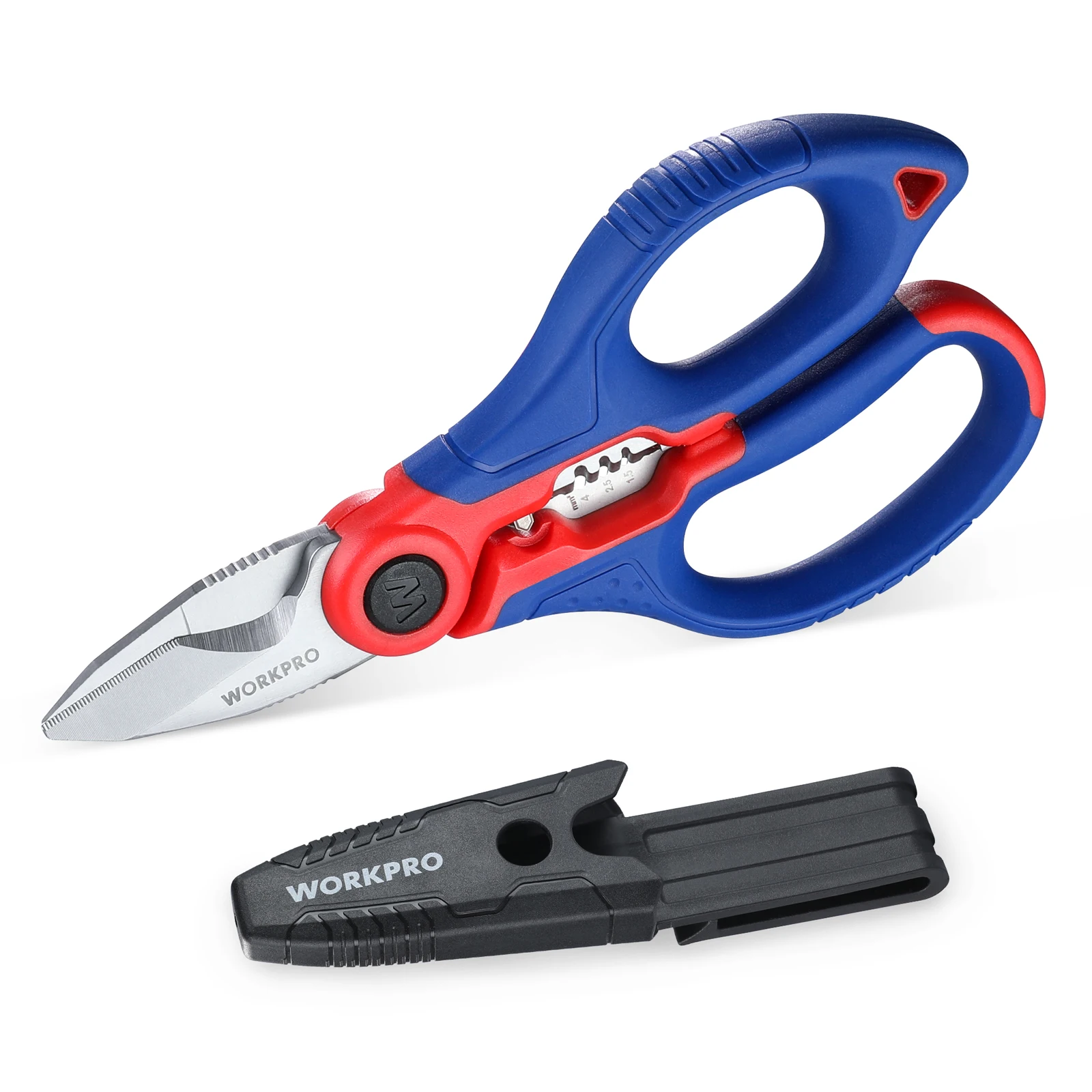 WORKPRO Electric Scissors with Wire Stripper Hand Tool Wire Stripper Wire Cable Cutter Plumbing Electrical Cable Stripper Wire fillister plane Hand Tools