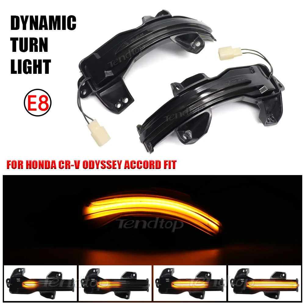 

Dynamic LED Turn Signal Light Side Mirror Indicator For Honda CRV 2013-2021 Accord FIT GK5 XRV Greiz Odyssey Fit Jazz City