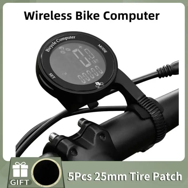 Computador de bicicleta sem fio com tela LCD, impermeável, odômetro bicicleta, velocímetro ciclismo, multi funcional, mountain bike, medidor de velocidade