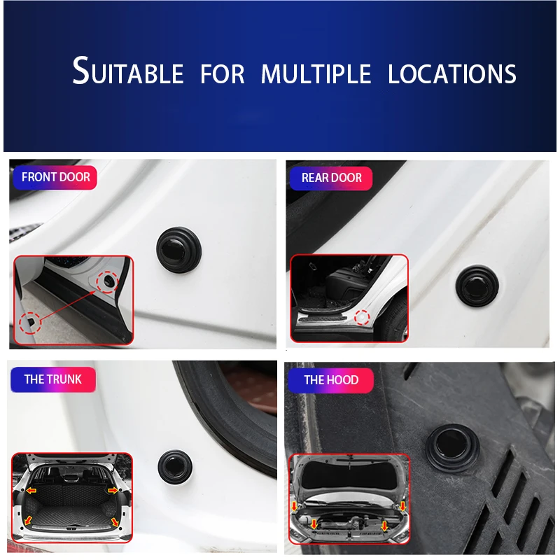Car Accessories Car Sticker Car Door Shock Stickers Absorber Auto Reflective Buffer for MG ZS GS 5 Gundam 350 Parts TF GT 6