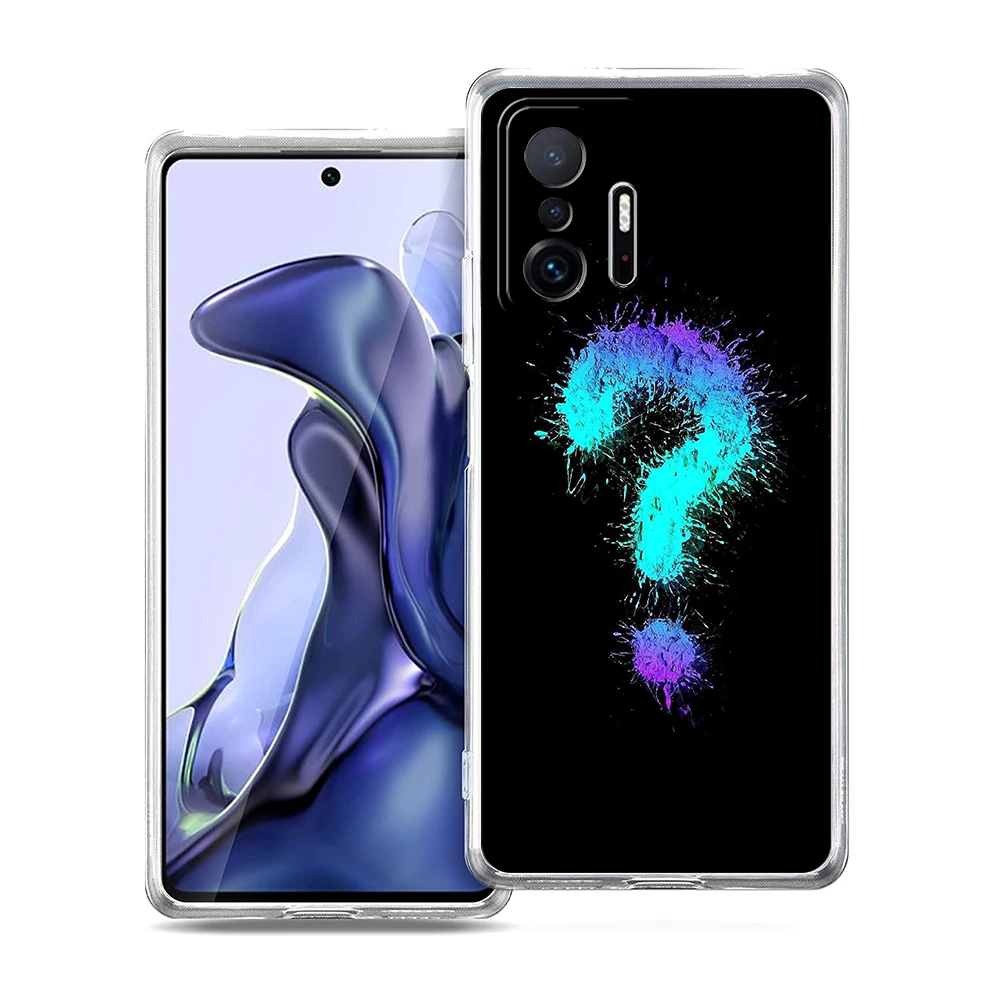 CartoonArt Transparent Soft Phone Case Cover