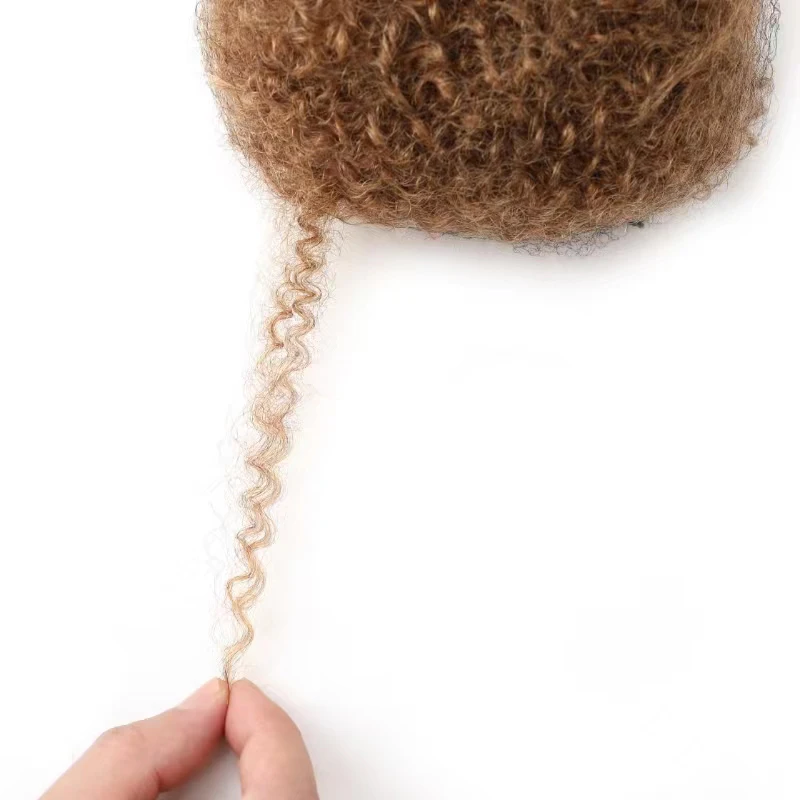 8 Inch Afro kinky Curly Bulks Human Hair For Braiding Bundles 30g/pc Brazilian Remy Hair Natural Color Braids Hair For Women 5