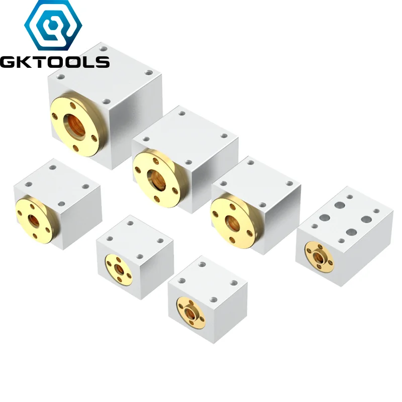 T8 T10 T12 Lead Screw Flange Nut Housing Mount Bracket Conversion Seat for DIY 3D Printers Engraving Machine Accessories