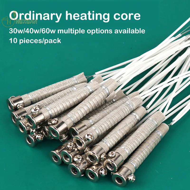 SHOTAY 5 Pezzi Nucleo Riscaldante Per Saldatore, 220V 60W, Modello SY-60W, Misura 62x12 Mm