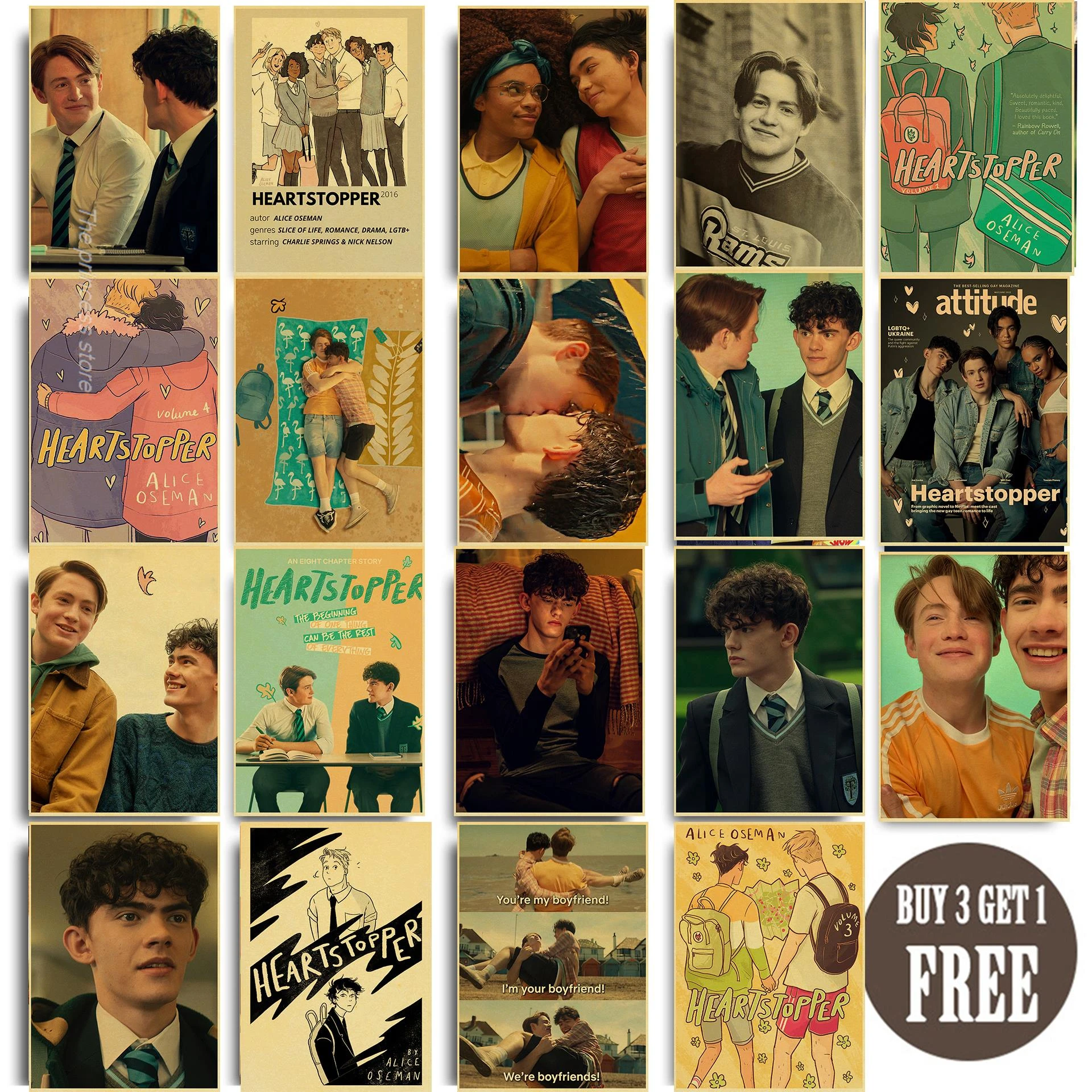 Heartstopper Volume 1 Gác Xép Bookstore