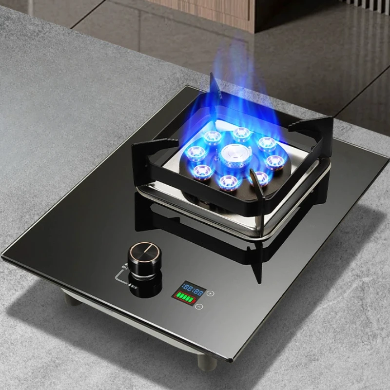 Small and Exquisite Kitchen Energy-saving Energy Gas Stove Household Fire Natural Gas Liquefied Stove Timing