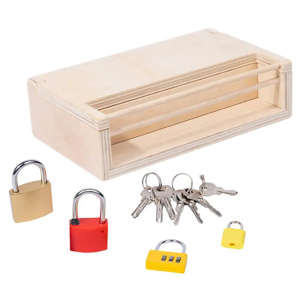 Keys and Locks Learning Toys Early Education Holding Box Educational Child Toddler