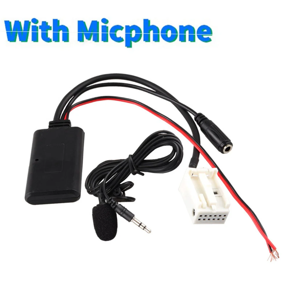 

Auto Aux Adapter 12Pin Bluetooth-compatible AUX-in Wire Connector Adapter For BMW
