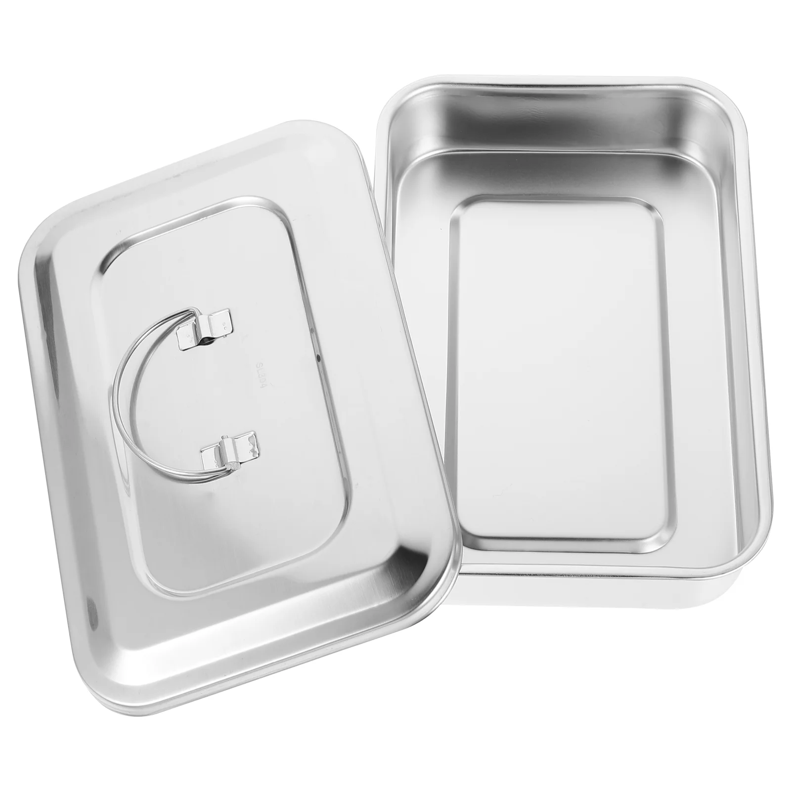 

Коробка из нержавеющей стали, медицинский органайзер для инструментов для прокола, медицинский лоток для пирсинга для ванной комнаты, 304 тарелок