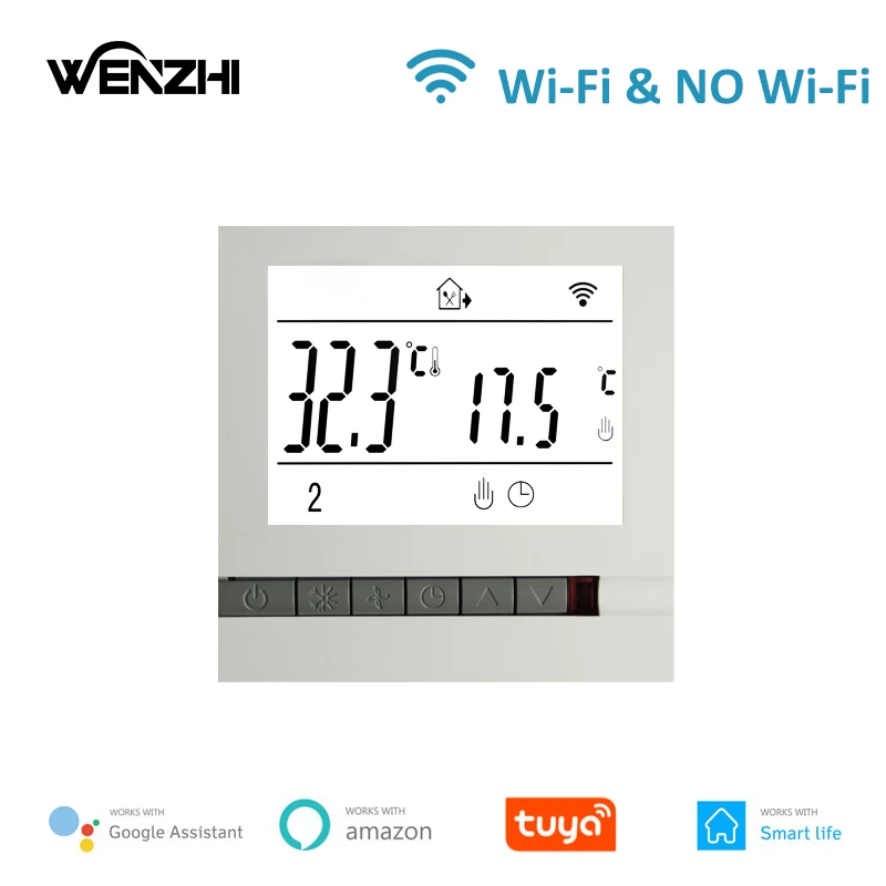 WiFi Thermostat Temperature Controller Water/Electric Floor Heating Gas Boiler Smart Life Tuya Control System Alexa Google Home