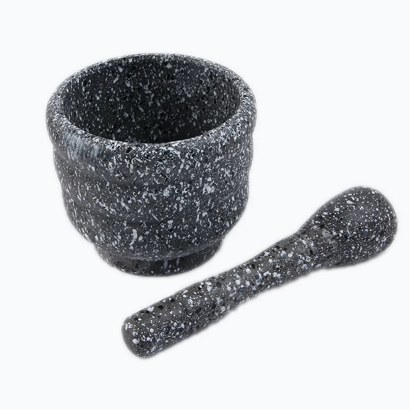 

Manual Garlic Spice Press Pounder Salt Grinder Mill Plastic Mortar Pestle Set Garlic Masher For Spices Seasonings Pastes Pestos