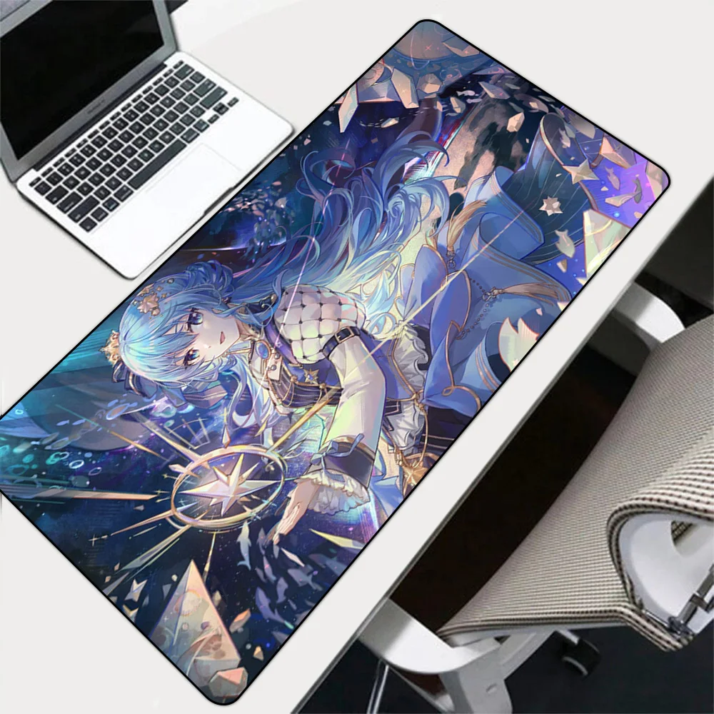 Anime Non-slip Grande Mouse Pad Mat Computador Notebook Mesa Teclado Hololive Gaming Setup Acessórios