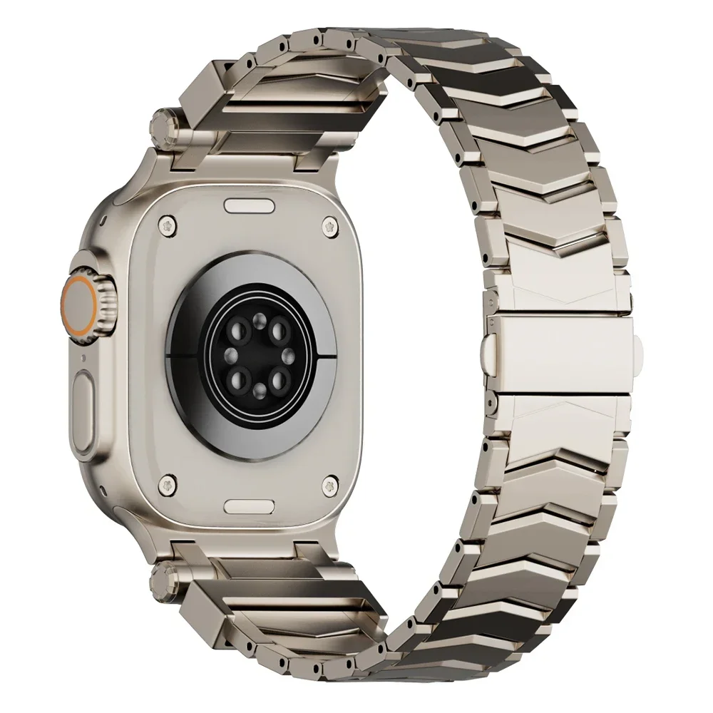 Titanium Apple Watch Serie Correas Titanium Luxury Band For Apple