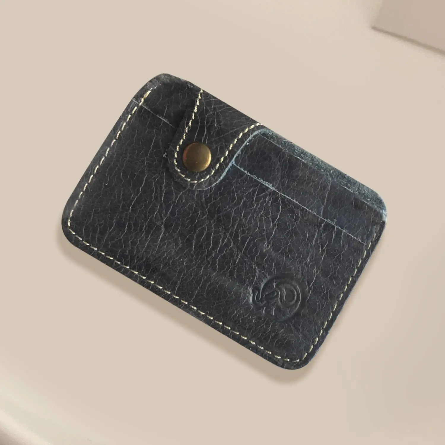 Vintage Men's Slim Leather Wallet - Minimalist Credit Card Holder & Mini Purse