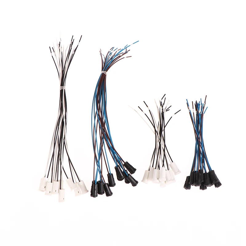 10Pcs G4 Lamp Socket Wire Adapter With 10cm/20cm Wire G4 Lamp Holder For LED Crystal Heads Light Bulb Halogen Lamp