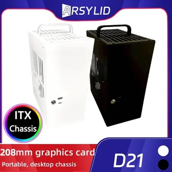 5.9L A4 Telaio HTPC Mini ITX Computer da gioco 170x190 170x170 Supporto Scheda grafica RTX2070 I7 Vetrina indipendente Dream D21