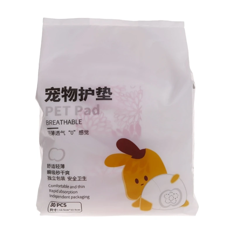 Dog Diaper Pads Inserts 30 Pieces Fit Most Female and Male Washable and Disposable Dog Diapers Belly Bands