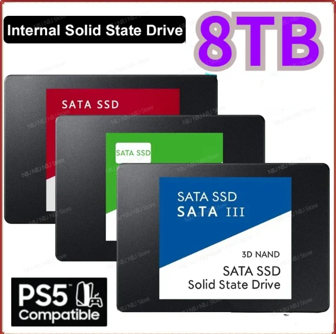 Ssd hard drive 8TB high speed Sata III 1TB 2TB SSD drive hard drive internal solid state 2.5 inch for laptop microcomputer desktop