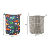 Foldable Laundry Basket Dirty Clothes Basket Home Accessories Cotton and Linen Bedroom Household Use Storage Bag Portable Garden 6