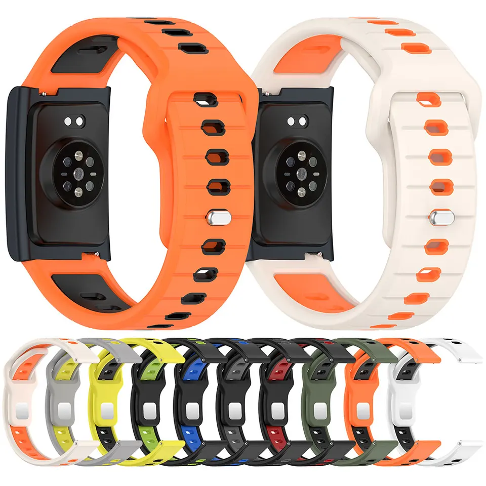 GIOPUEY Bracelet Compatible Avec Amazfit Helio Strap, Souple TPU Sangle