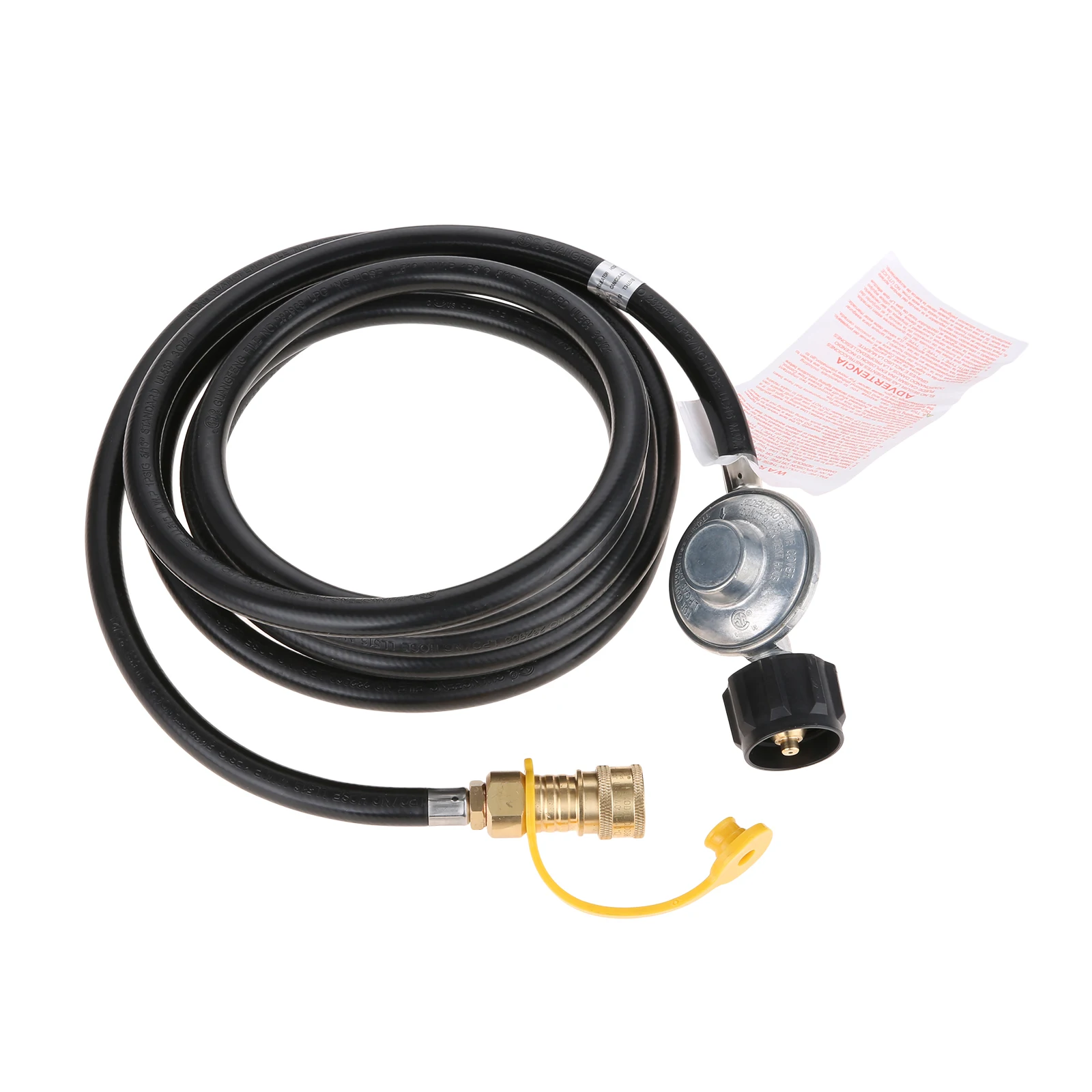 12ft Propane Hose With Regulator3/8 Quick Connect For Heater Barbecue