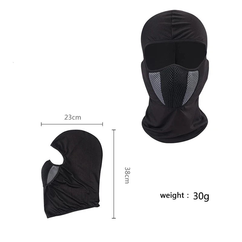Breathable Balaclava Motorcycle Full Face Mask Motorbike Cycling Bike Mask Motocross Helmet Hood Moto Riding Neck Face balaclava mask