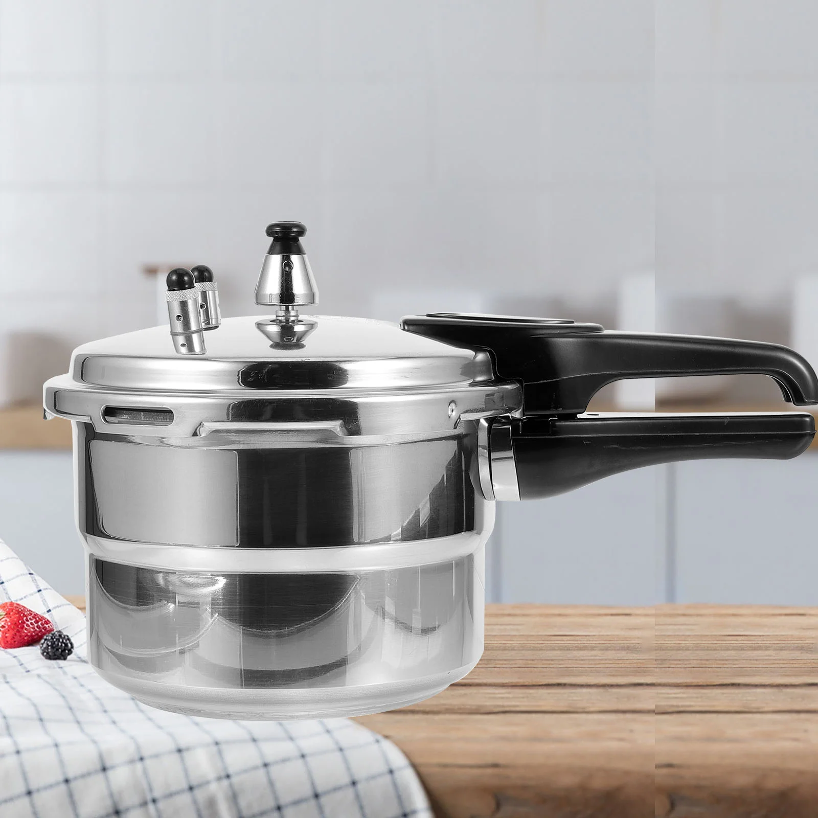 

Pressure Cooker Pot Canning Stove Cooking Induction Top Gas Steamer Instant Canner Aluminum High Steaming Stewing Jars Tall Cook