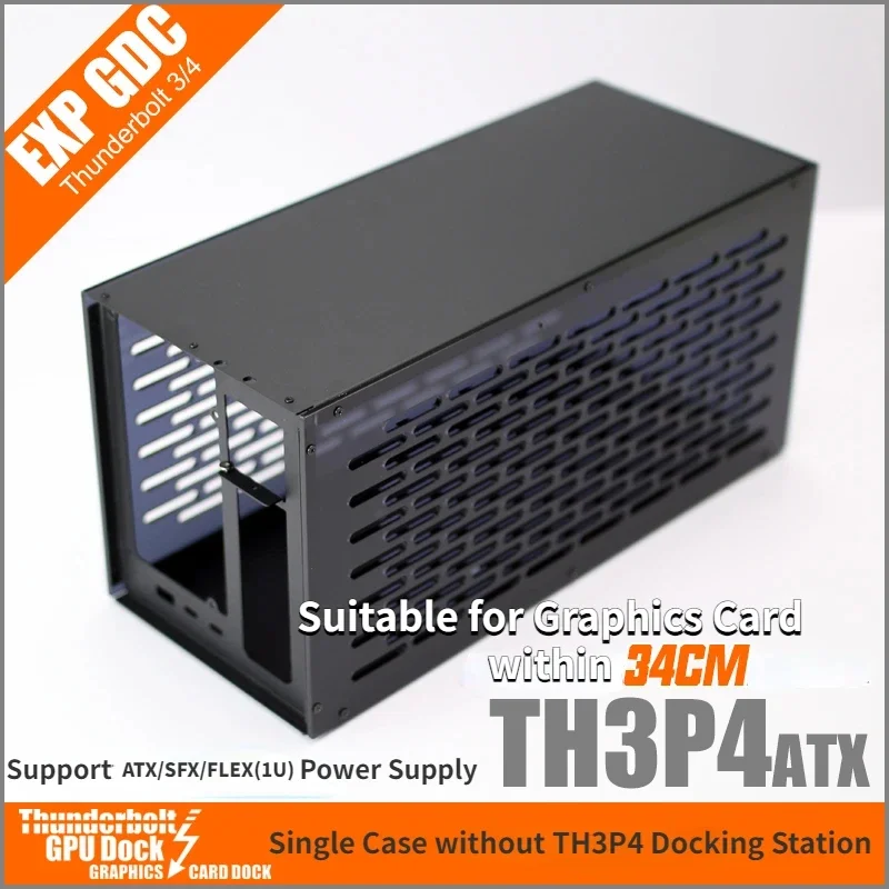 Gpu Dock Case Full Metal Frame Metal Habitação Box Placa Gráfica Externa para Atx Sfx Flex 1u Fonte de Alimentação Th3p4g3 Thunderbolt3 - Imagem 4