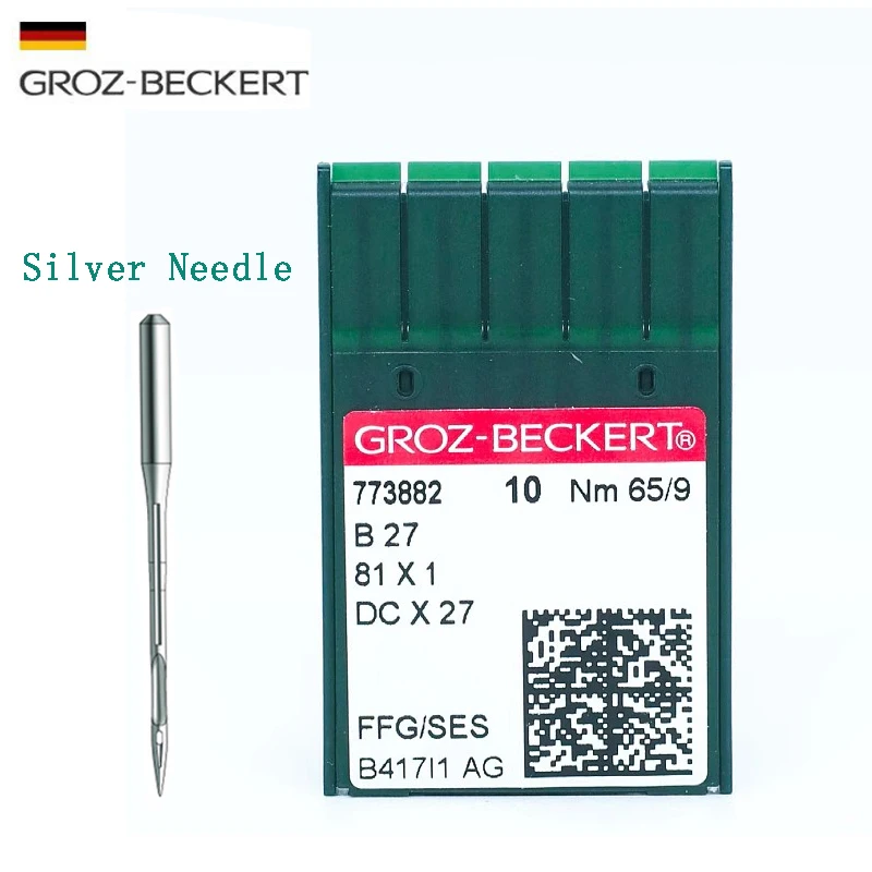 10PCS/1 Box Groz-Beckert B-27 DCx27 DCx1 Overlock Serger Sewing Machine Needle