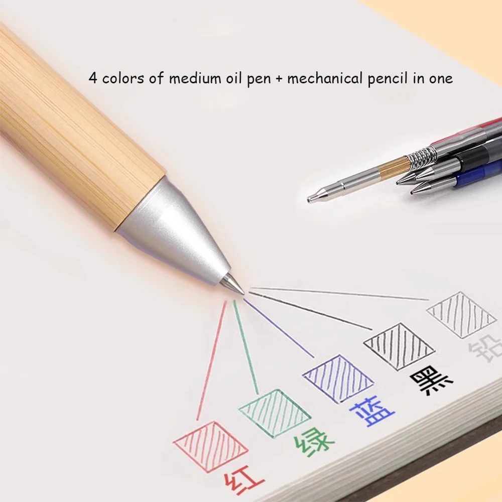 Limited Japan UNI JETSTREAM 4+1 Multi-function Pen MSXE5-2000B-05 Ballpoint Pen Mechanical Pencil Office Study Super 0.5mm