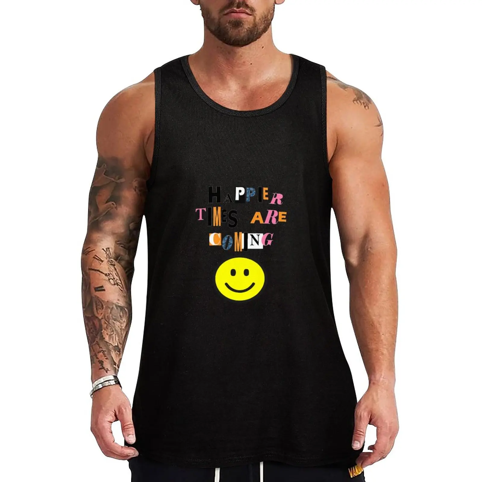 

New This Les Boys Les Girls charity T-shirt will remind you happy times are coming Tank Top gym training accessories