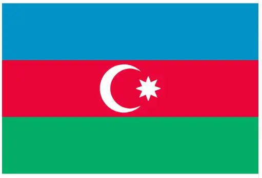 60x90cm 90x150cm AZE The Republic Of Azerbaijan National Flag |